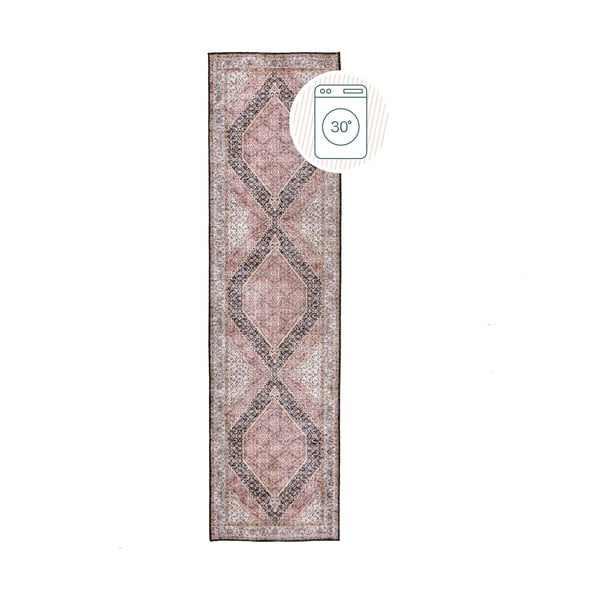 Rosa, waschbare Lauffläche, 60 x 230 cm Briony Traditional - Flair Rugs