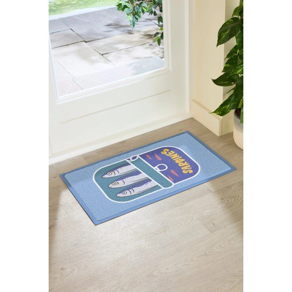 Fußmatte recycelter Kunststoff 40x70 cm Sardine Tin – Artsy Doormats-image-2
