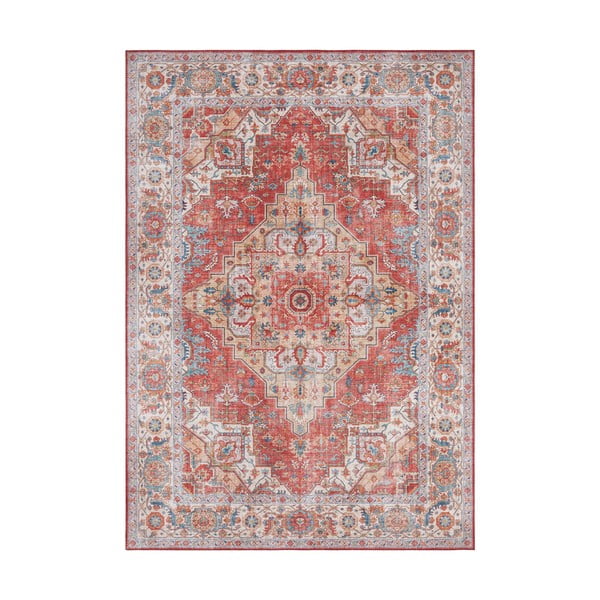 Orangefarbener Teppich 120 × 160 cm Sylla - Hanse Home