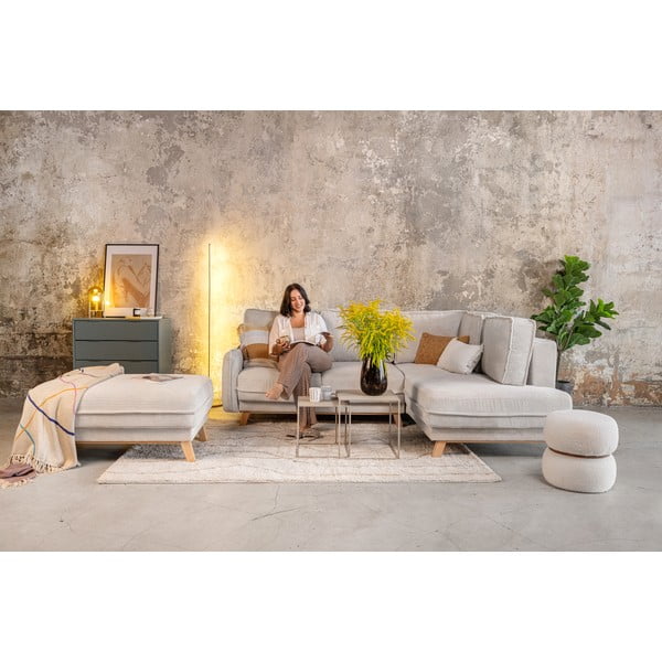 Cremefarbener Teppich 160 × 230 cm Routa - Universal-image-3