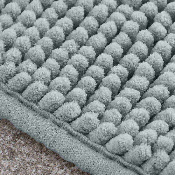 Grüner Badezimmerteppich, 50 x 80 cm Bobble - Catherine Lansfield-image-2