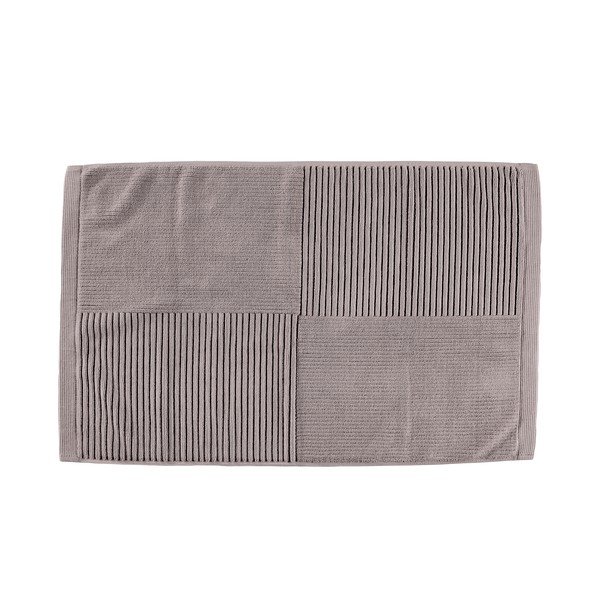 Grau-beige Badezimmermatte, 50 x 80 cm Classic - Zone