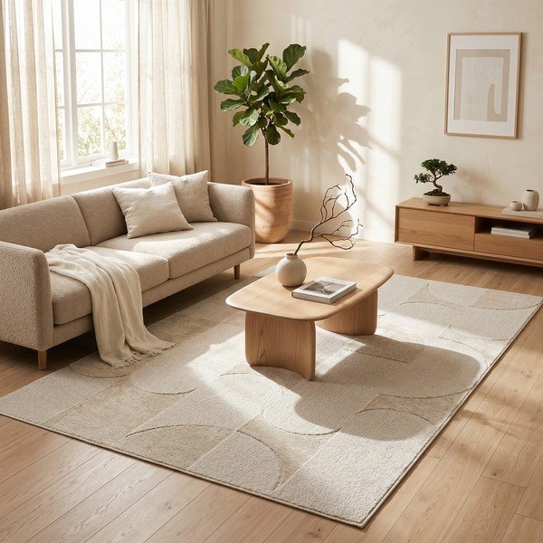 Beige Teppich 200x290 cm Luna – ESTE-image-2