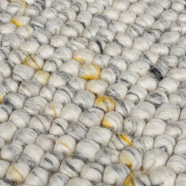 Cremefarbener, handgewebter Teppich mit Wollanteil, 120 × 170 cm Minerals - Flair Rugs-image-4
