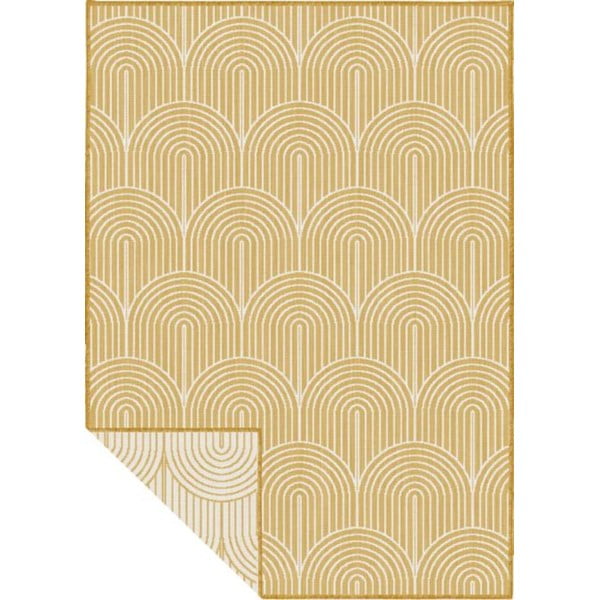 Ockerfarbener Außen-Teppich, 80 × 150 cm Pangli Ochre - Hanse Home