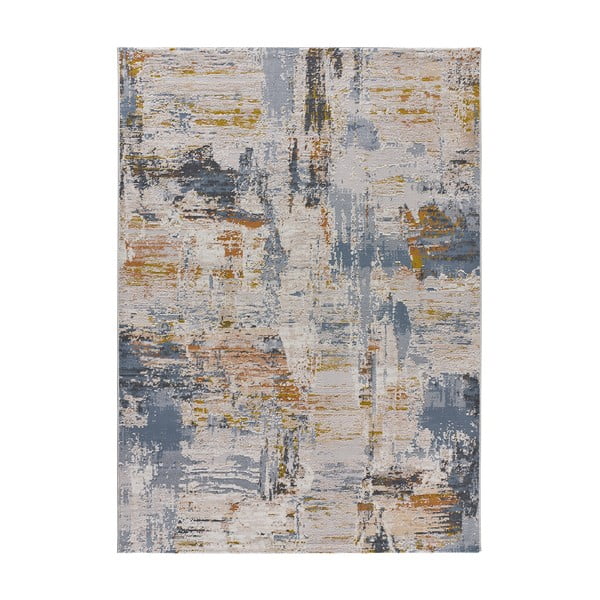 Blau-beiger Teppich 115 × 170 cm Springs - Universal