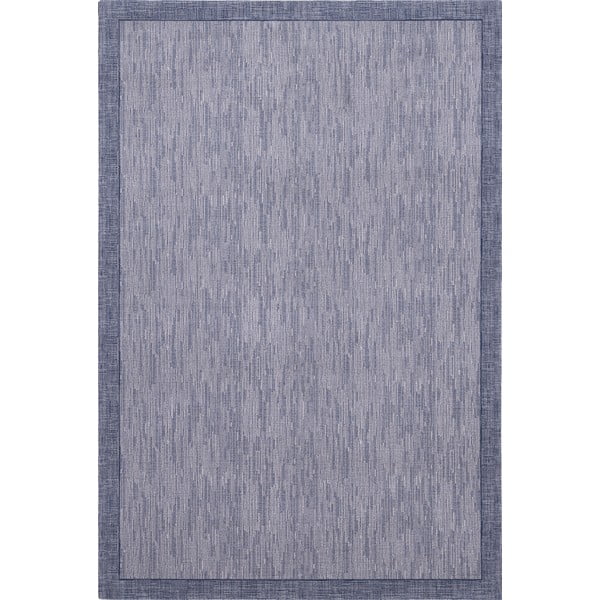 Dunkelblauer Wollteppich, 160 × 240 cm Linea - Agnella