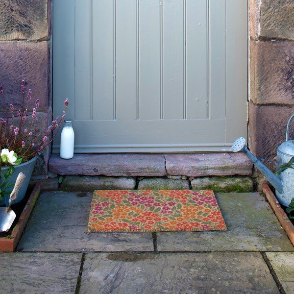 Fußmatte aus Kokosfasern, 40 x 60 cm Floral - Artsy Doormats-image-4