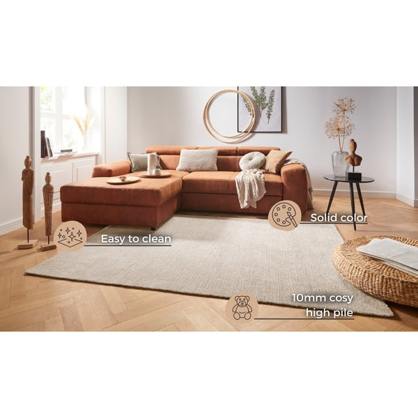 Beige Teppich 120x170 cm Supersoft – Hanse Home-image-4