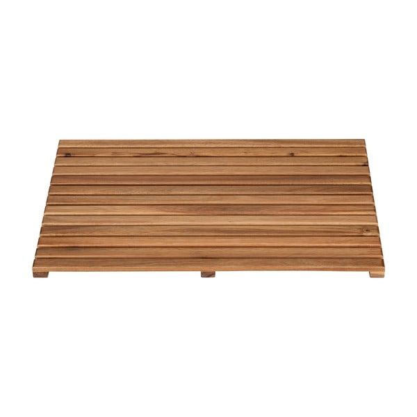 Badezimmervorleger aus Holz in Naturfarbe, 40 x 60 cm Acacia - Wenko-image-3