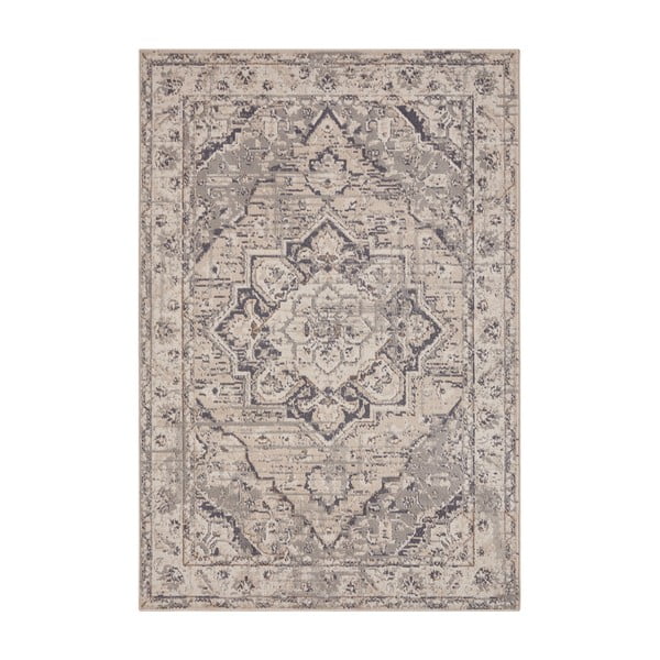 Grau-beiger Teppich, 240 × 340 cm Terrain Designer Sand - Hanse Home