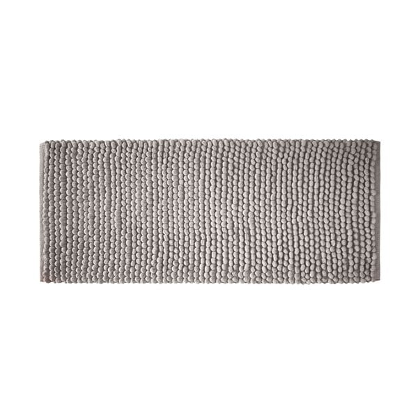 Grauer Badezimmerteppich, 50 x 120 cm Aspen Bobble - Bianca