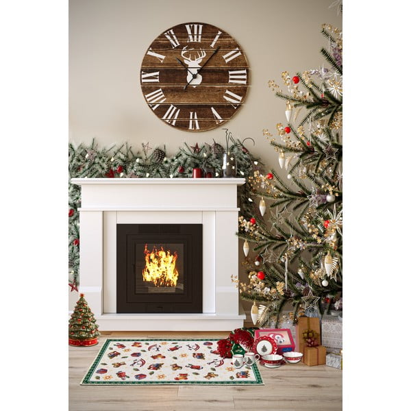 Grüner Teppich mit Weihnachtsmotiv, 50 × 80 cm Toy's Delight Green Christmas - Villeroy&Boch-image-1