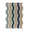Blauer, handgewebter Wollteppich, 160 × 230 cm Cascade Wool - Flair Rugs