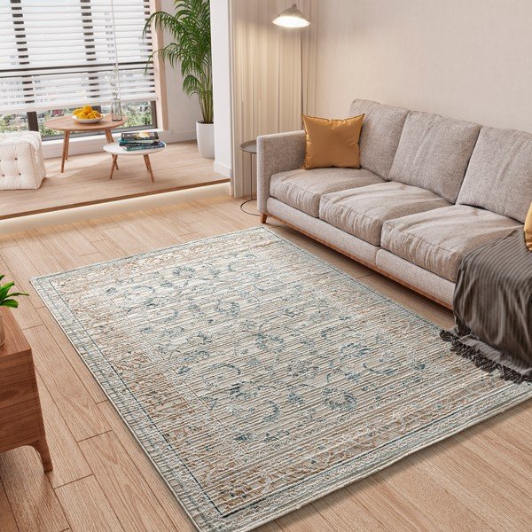 Beiger Teppich 134 x 200 cm Keops - Universal-image-1