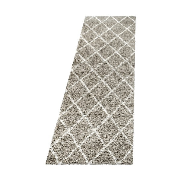 Hellbrauner Läufer, 80 × 250 cm Alvor - Ayyildiz Carpets
