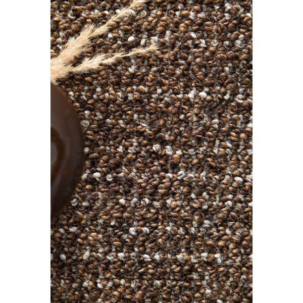 Dunkelbrauner, waschbarer Teppich, 120 × 170 cm Lumen Liso - Universal-image-2