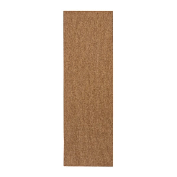 Braune Lauffläche für den Innen- und Außenbereich, 80 × 250 cm Nature - Hanse Home-image-4
