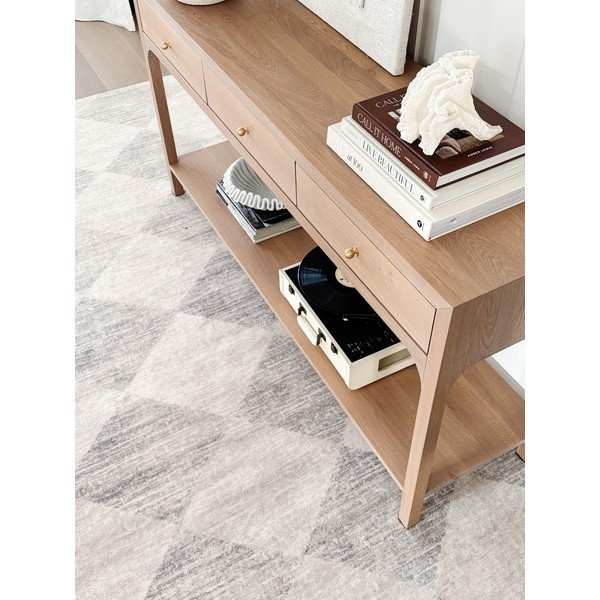Grauer/beiger Wollteppich, 160 × 240 cm Agnus - Agnella-image-3