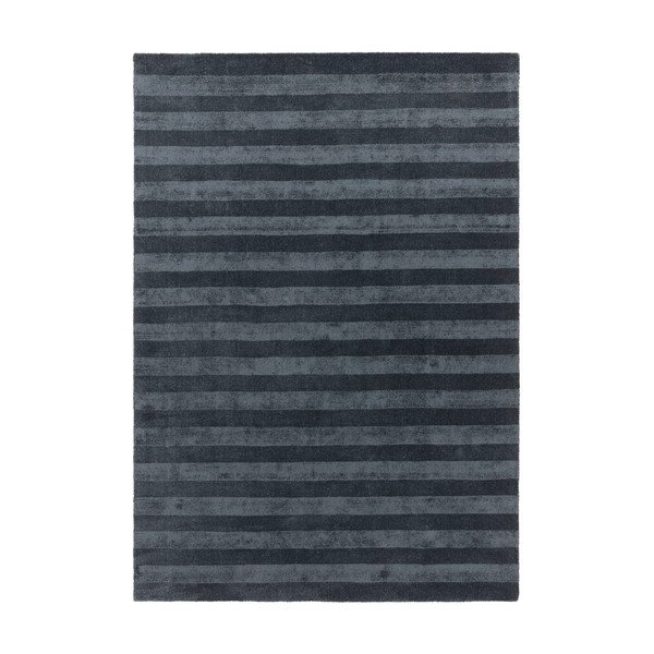Dunkelblauer handgewebter Teppich 160x230 cm Connor – MADE