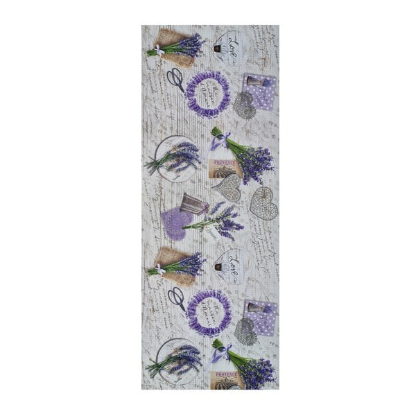 Violetter/grauer Teppich 52x200 cm Sprinty Lavender – Universal