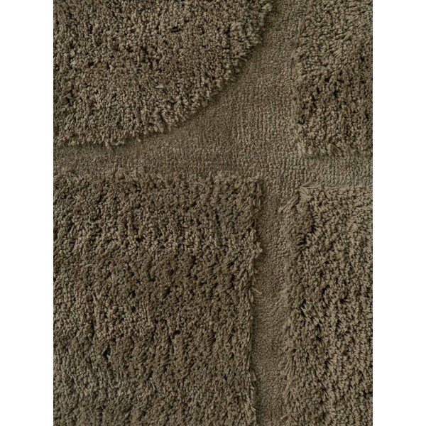 Handgewebter runder Teppich in Khaki, Ø 200 cm Lambeth Jasper - Ted Baker-image-4