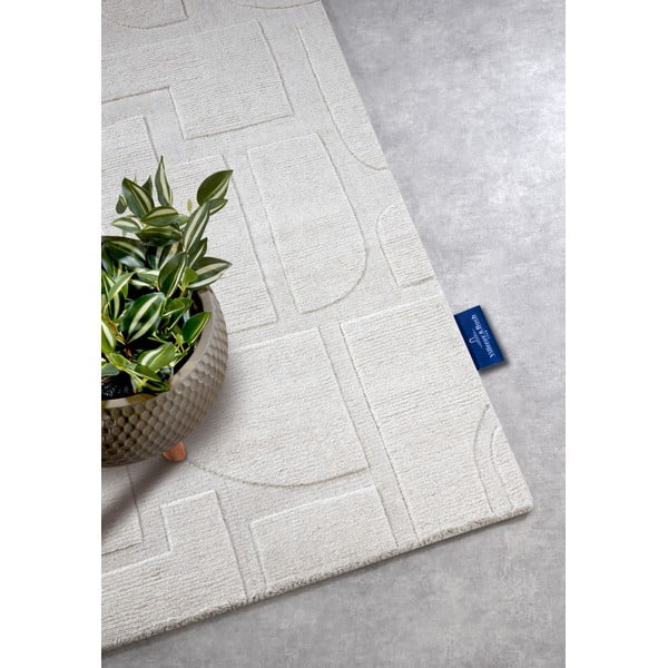 Cremefarbener, handgewebter Läufer aus Wolle, 80 x 250 cm Alexis - Villeroy&Boch-image-2