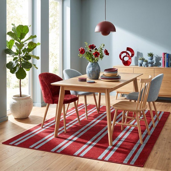Roter/blauer Teppich 160x230 cm Riviera – ESTE-image-3