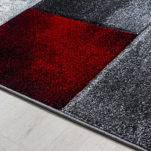 Weinrot-grauer Teppich, 80 × 150 cm Hawaii - Ayyildiz Carpets-image-3