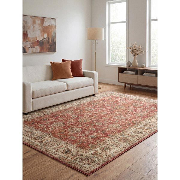 Roter Teppich 160 × 220 cm Raja - Asiatic Carpets-image-1