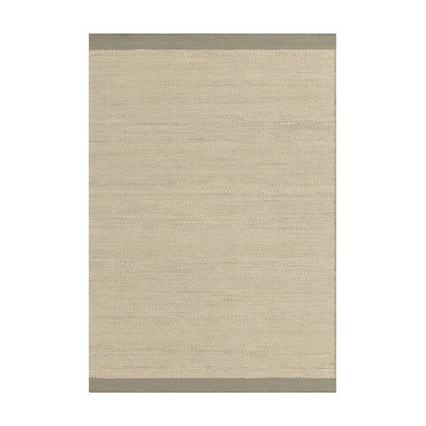 Cremefarbener/salbeigrüner, handgewebter Wollteppich, 120 × 170 cm Lima Sage - Asiatic Carpets