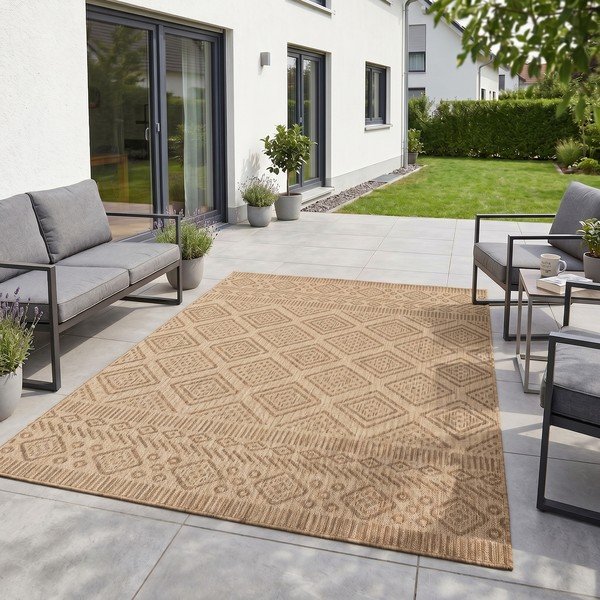 Beiger Teppich für den Innen- und Außenbereich, 120 × 170 cm Mira 1452 - Ayyildiz Carpets-image-1