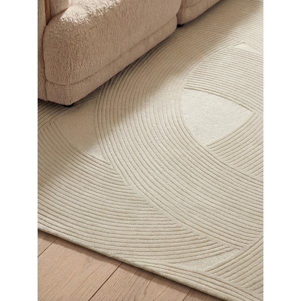 Cremefarbener Wollteppich, 160 × 230 cm Kensington Victoria - Ted Baker-image-3