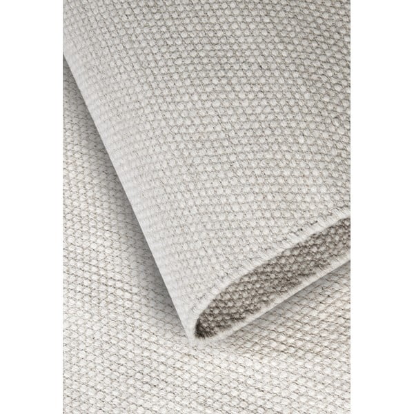 Cremefarbener, handgewebter Teppich mit Wollanteil, 160 x 230 cm Pradesh Natural White - Elle Decoration-image-3