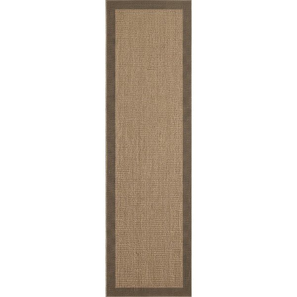 Braune Lauffläche für den Innen- und Außenbereich, 80 x 250 cm Timber 1402 - Ayyildiz Carpets