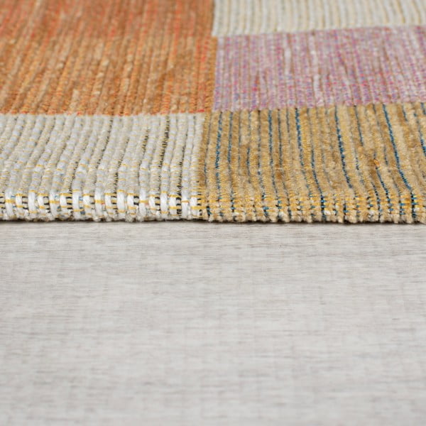 Teppich in Orange-Naturfarben, 155 x 230 cm Riley Block Geo - Flair Rugs-image-4