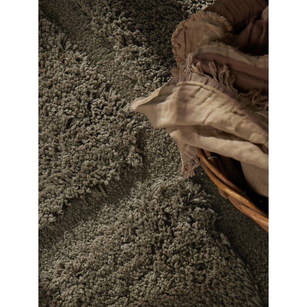 Handgewebter runder Teppich in Khaki, Ø 200 cm Lambeth Jasper - Ted Baker-image-2