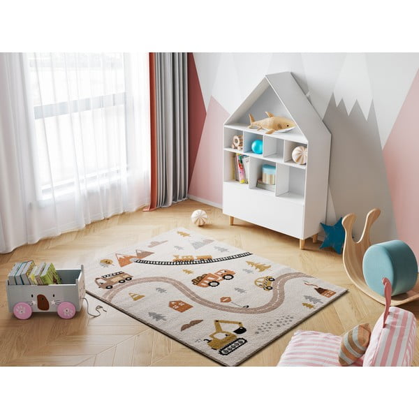 Cremefarbener Kinderteppich, 120 × 170 cm Beats - Universal-image-1