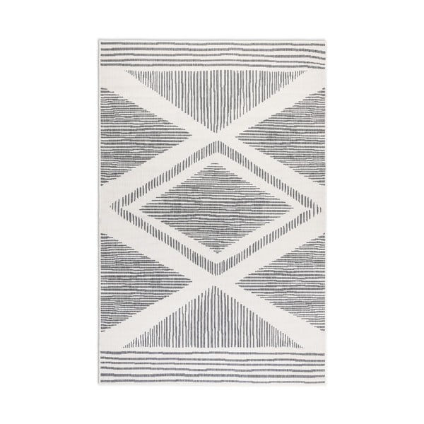 Cremefarbener, grauer Teppich für den Außenbereich, 80 × 150 cm Gemini - Elle Decoration