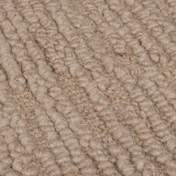 Beiger, handgewebter Wollteppich, 120 × 170 cm Harris Boucle - Flair Rugs-image-2