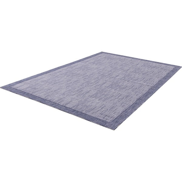 Dunkelblauer Wollteppich, 160 × 240 cm Linea - Agnella-image-4