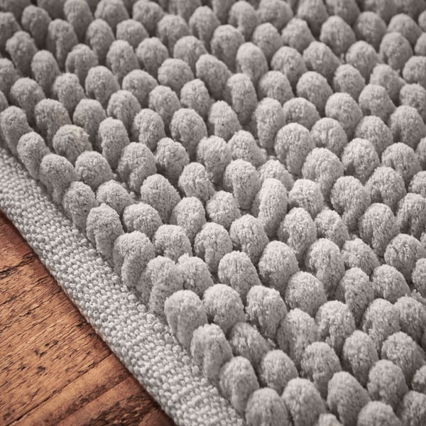 Grauer Badezimmerteppich, 50 x 80 cm Aspen Bobble - Bianca-image-2