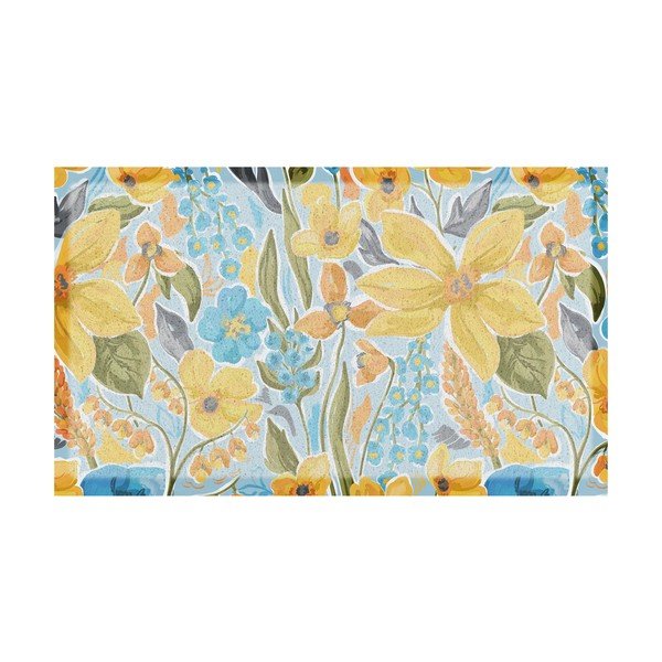 PVC-Fußmatte 40 × 70 cm Flowers - Artsy Doormats