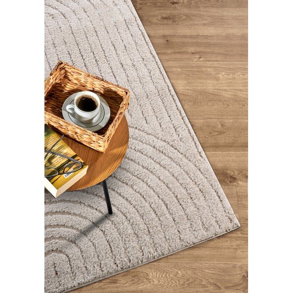 Beiger Teppich 160 × 235 cm Panglao New York Taupe - Elle Decoration-image-2