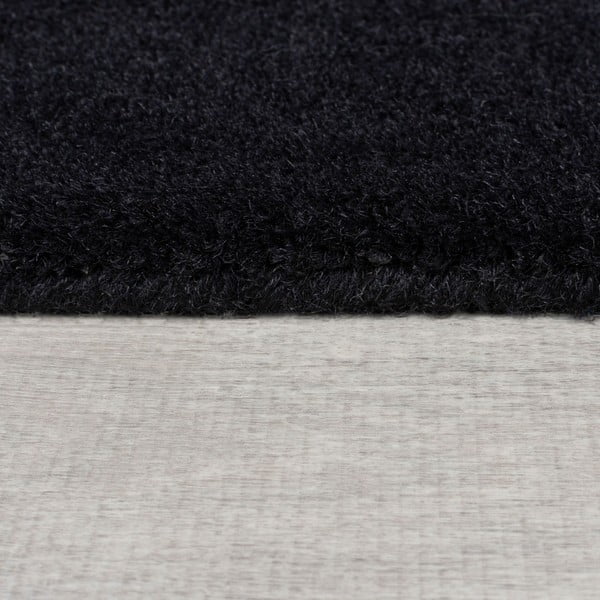 Schwarz-grauer, handgewebter Wollteppich, 150 × 240 cm Collage Monochrome - Flair Rugs-image-4