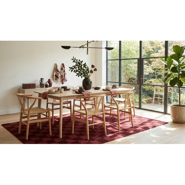 Weinroter Teppich 120 × 170 cm Mosaic - ESTE-image-4
