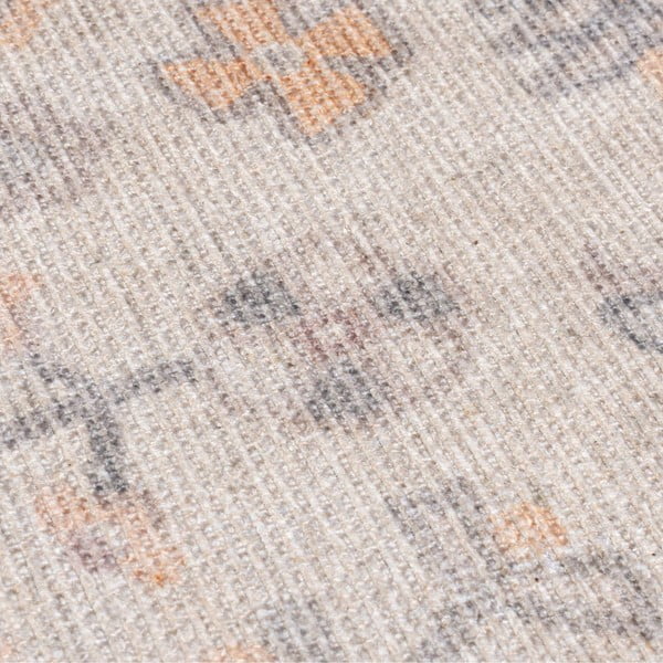 Cremefarbener, waschbarer Läufer, 60 x 230 cm Teo Traditional - Flair Rugs-image-3