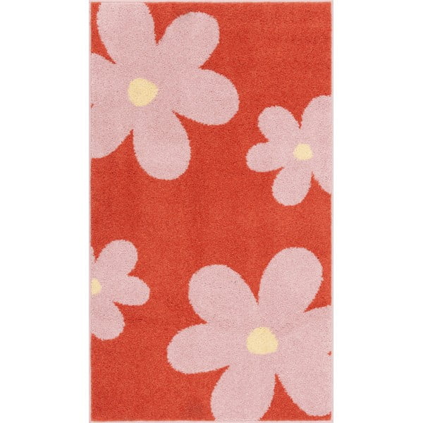 Roter/rosa Kinderteppich 120 x 170 cm Lolly Coral - FD