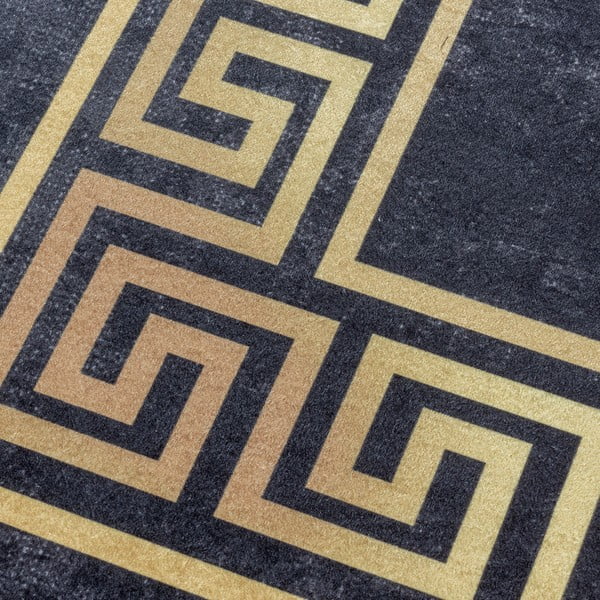 Anthrazitfarbener, waschbarer Teppich, 160 × 230 cm Fiesta - Ayyildiz Carpets-image-3
