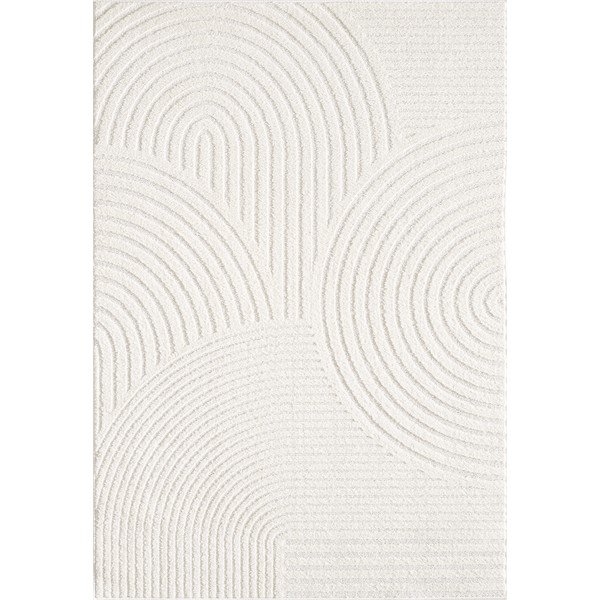 Cremefarbener Teppich 200x290 cm Whirl – ESTE